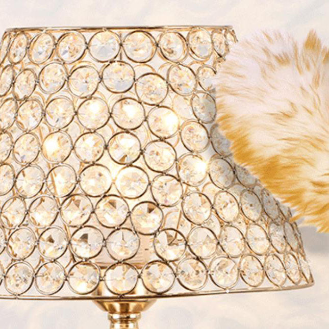 Crystal Cone Geometry Table Lamp