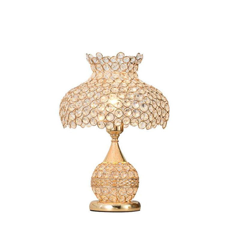 Crystal Cone Geometry Table Lamp