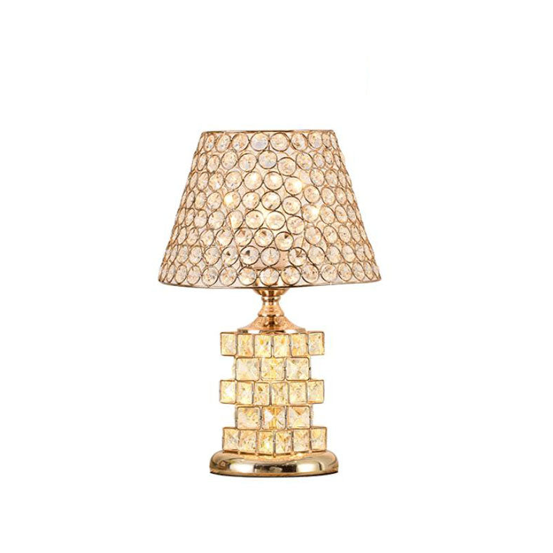 Crystal Cone Geometry Table Lamp
