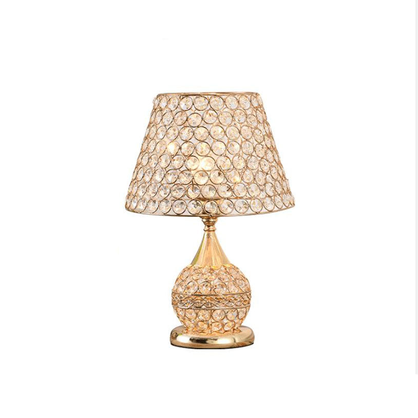 Crystal Cone Geometry Table Lamp