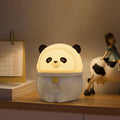 Cartoon Silicone Panda Pig Table Lamp