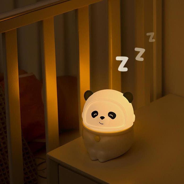 Cartoon Silicone Panda Pig Table Lamp