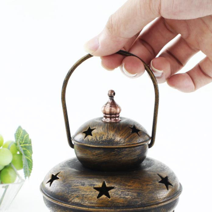 Iron Kerosene Lantern Decorative Table Lamp