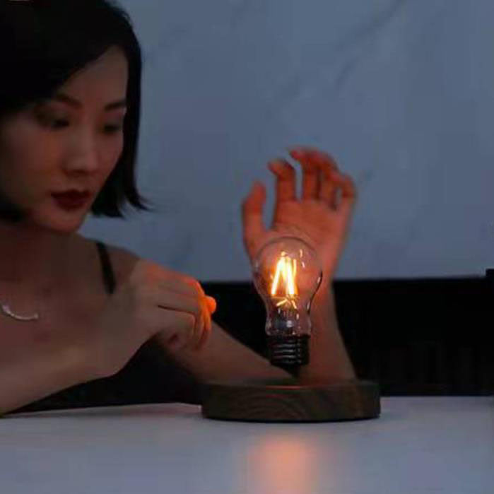 Levitation Walnut Decorative Table Lamp