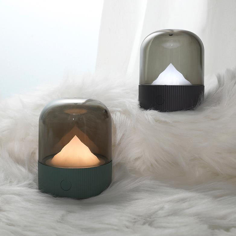 Snow Mountain PC Night Table Lamp