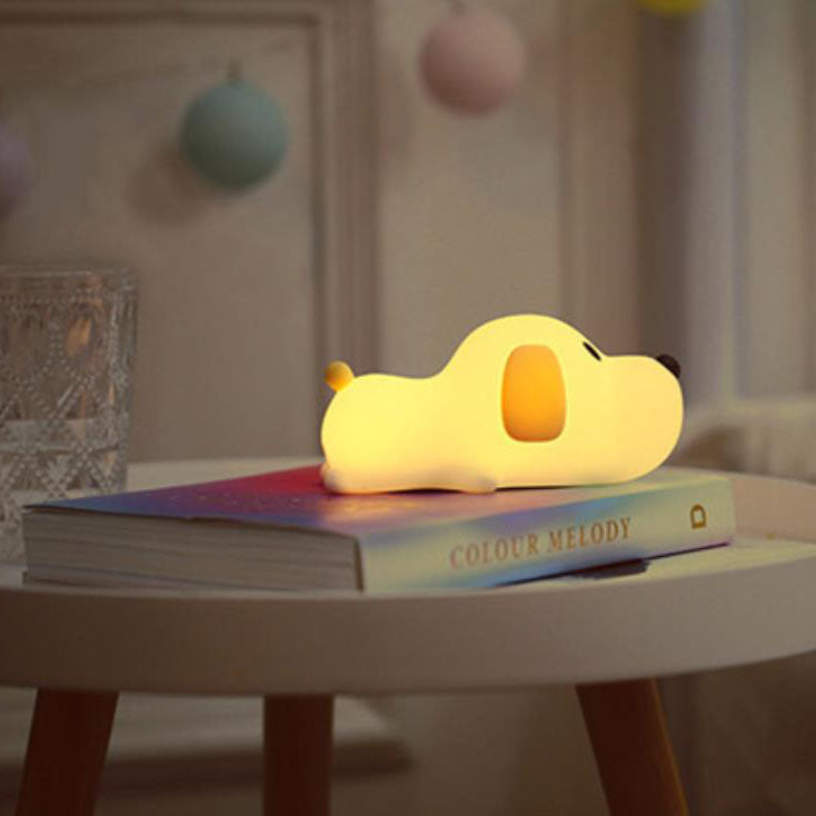 Cartoon Dumb Dog Silicone Table Lamp