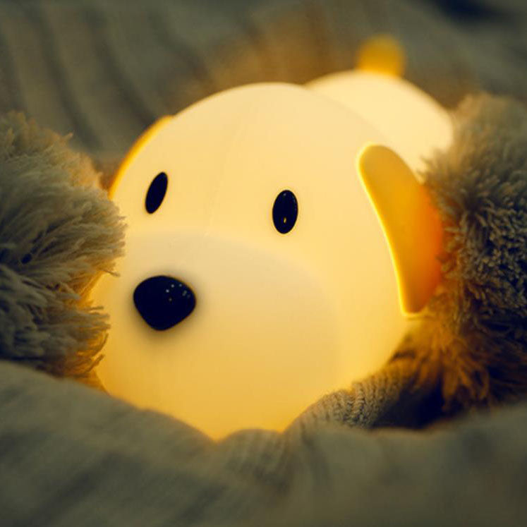 Cartoon Dumb Dog Silicone Table Lamp