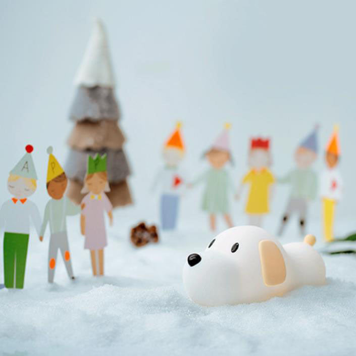 Cartoon Dumb Dog Silicone Table Lamp