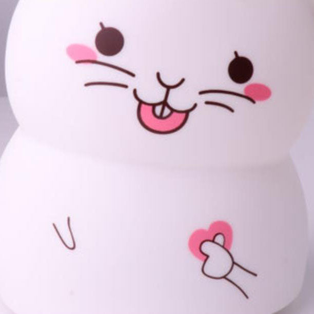 Cartoon Cute Mouse Silicone Table Lamp
