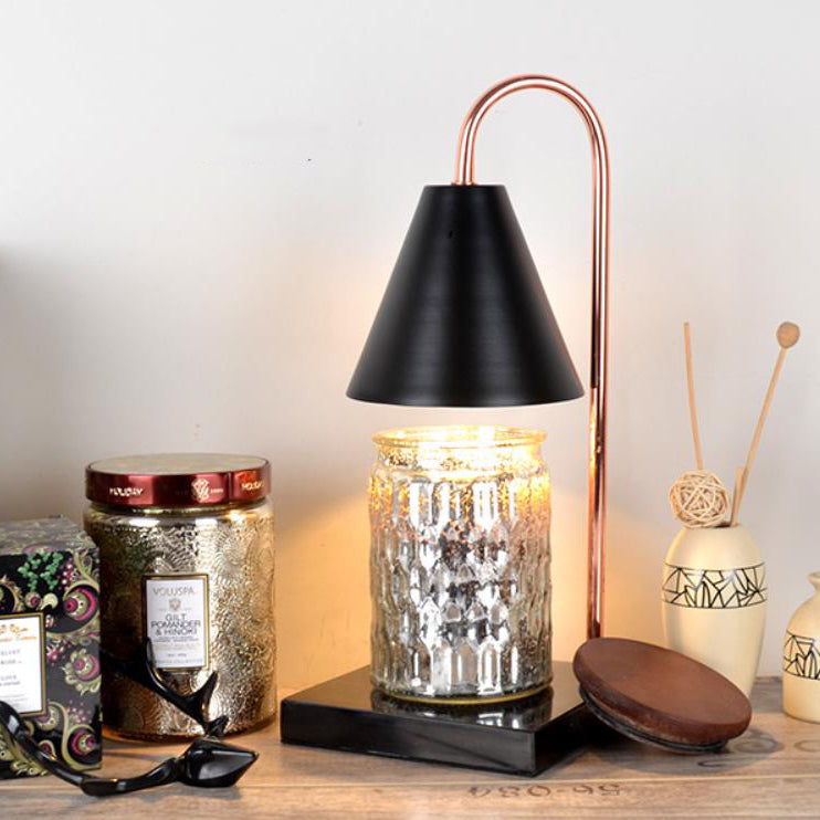 Antler Pure Black White Table Lamp