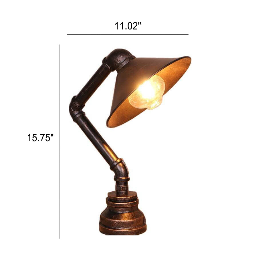 Pipe Iron Table Lamp