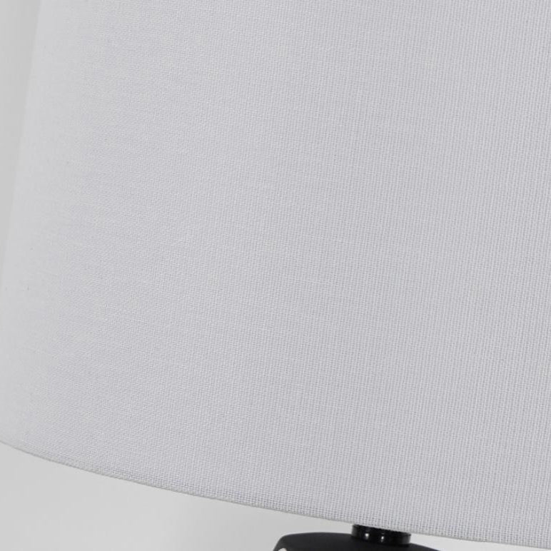 Plum Blossom Ceramic Fabric Table Lamp