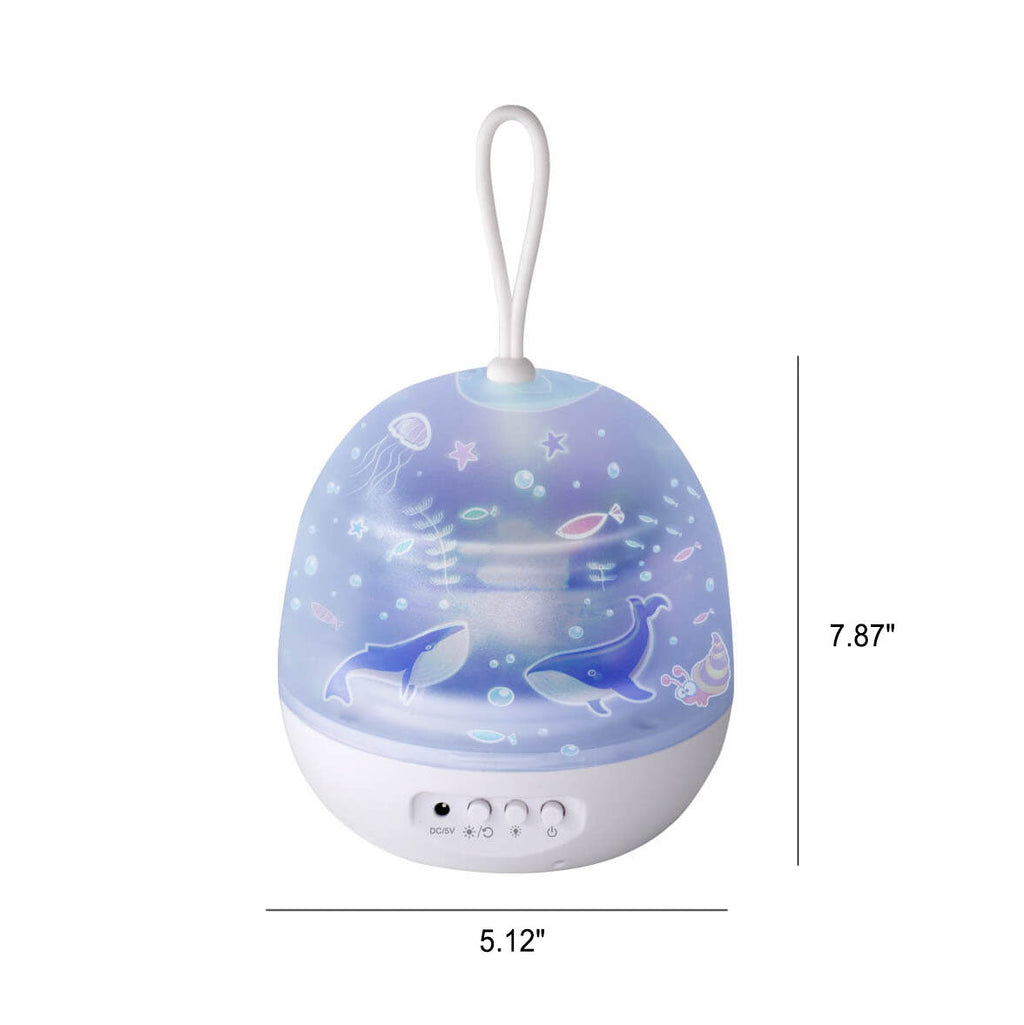 Rotating Star Ambient Rechargeable Table Lamp