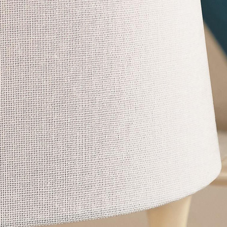 Solid Color Resin Fabric Table Lamp