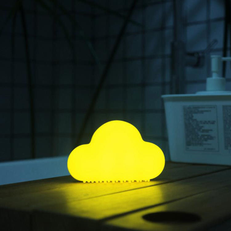 Cloud Plastic Rechargeable Sound Floor Lamp