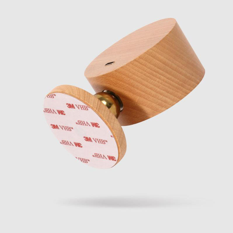 Wooden Rechargeable Touch Magnetic Wall Lamp
