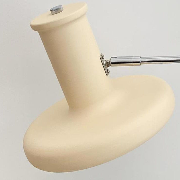 Beige Swing Arm Wall Lamp