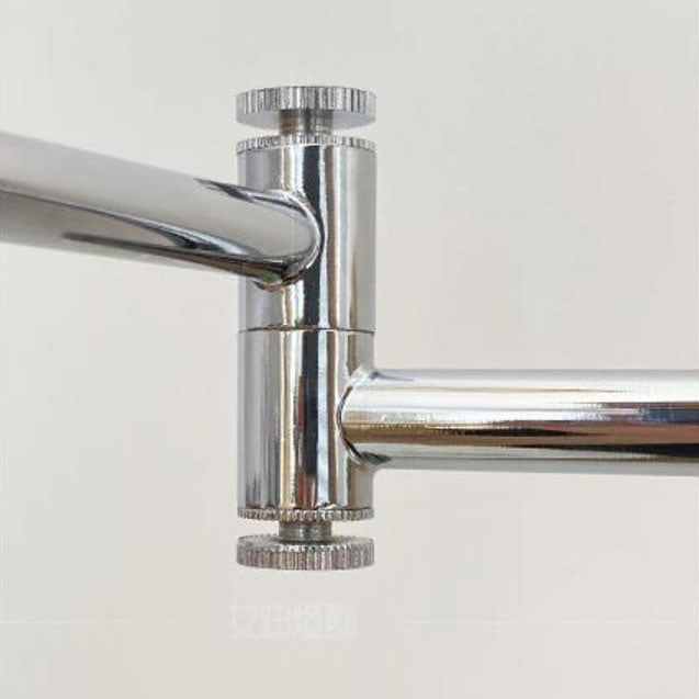 Beige Swing Arm Wall Lamp