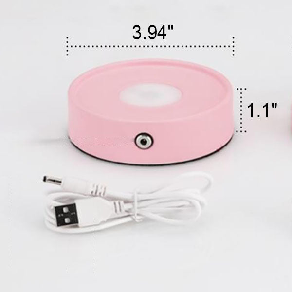 Round Rechargeable Mood Night Table Lamp
