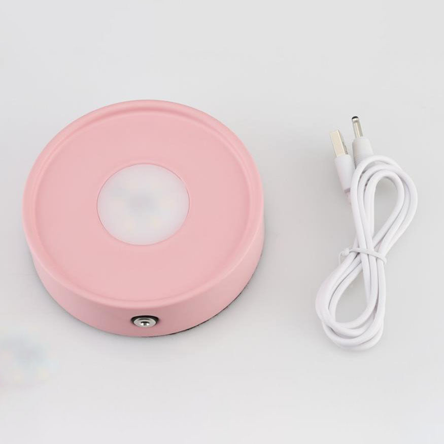 Round Rechargeable Mood Night Table Lamp