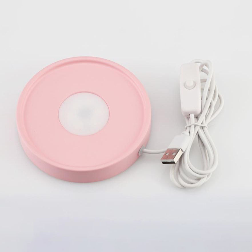 Round Rechargeable Mood Night Table Lamp