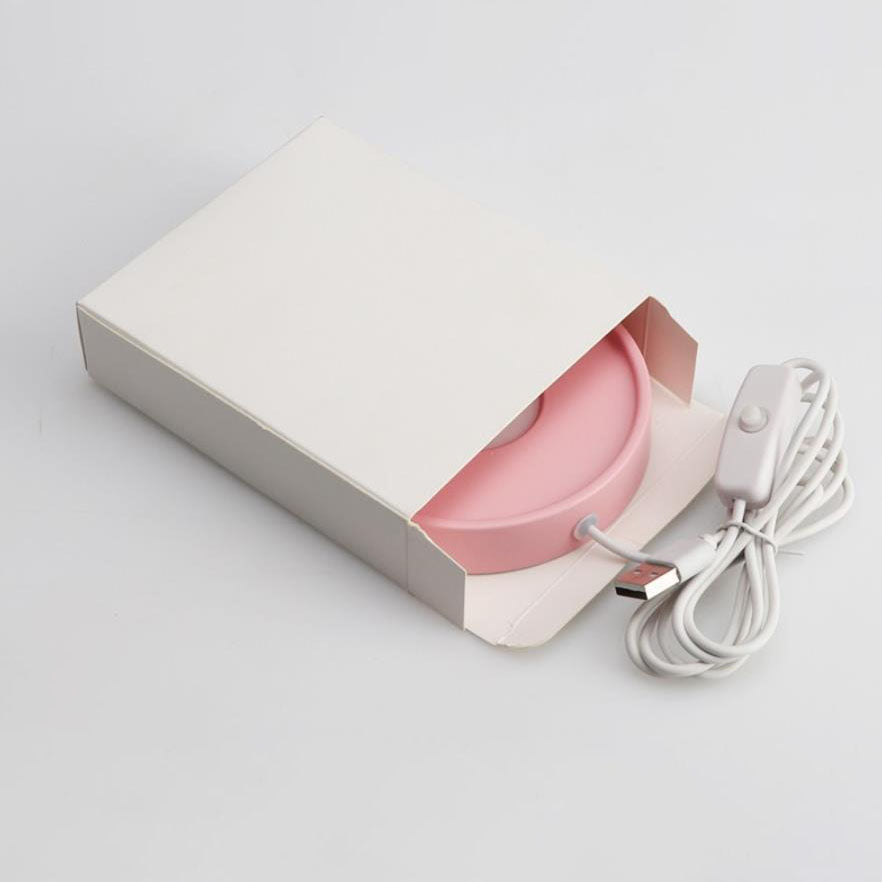 Round Rechargeable Mood Night Table Lamp