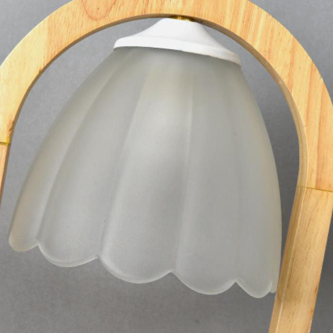 Wood Melting Wax Table Lamp