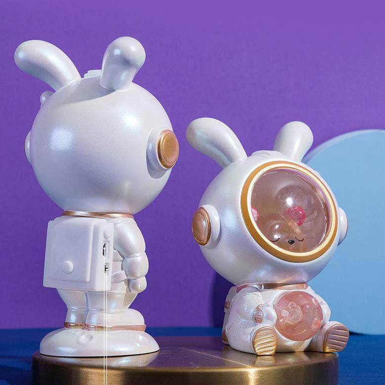 Astronaut Rabbit Duck Resin Table Lamp