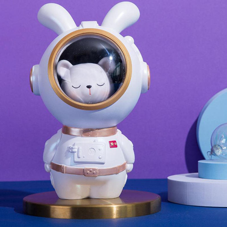 Astronaut Rabbit Duck Resin Table Lamp