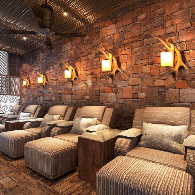 Antler Glass Wall Lamp