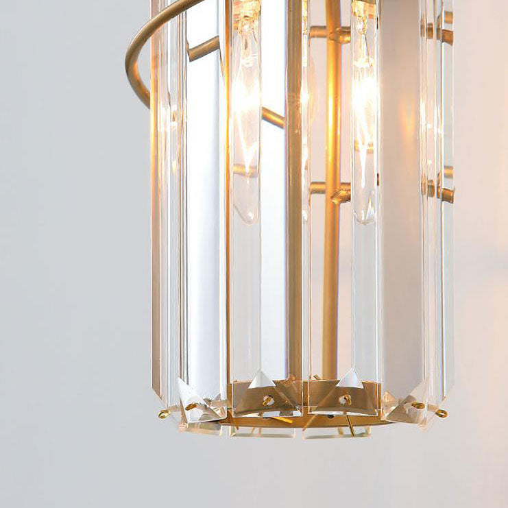Crystal Column 2-Light Wall Lamp