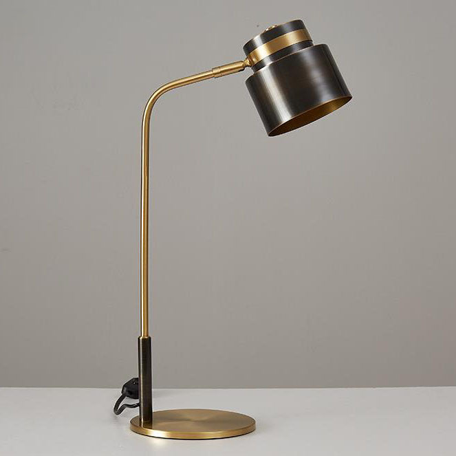 Copper Cylinder Table Lamp