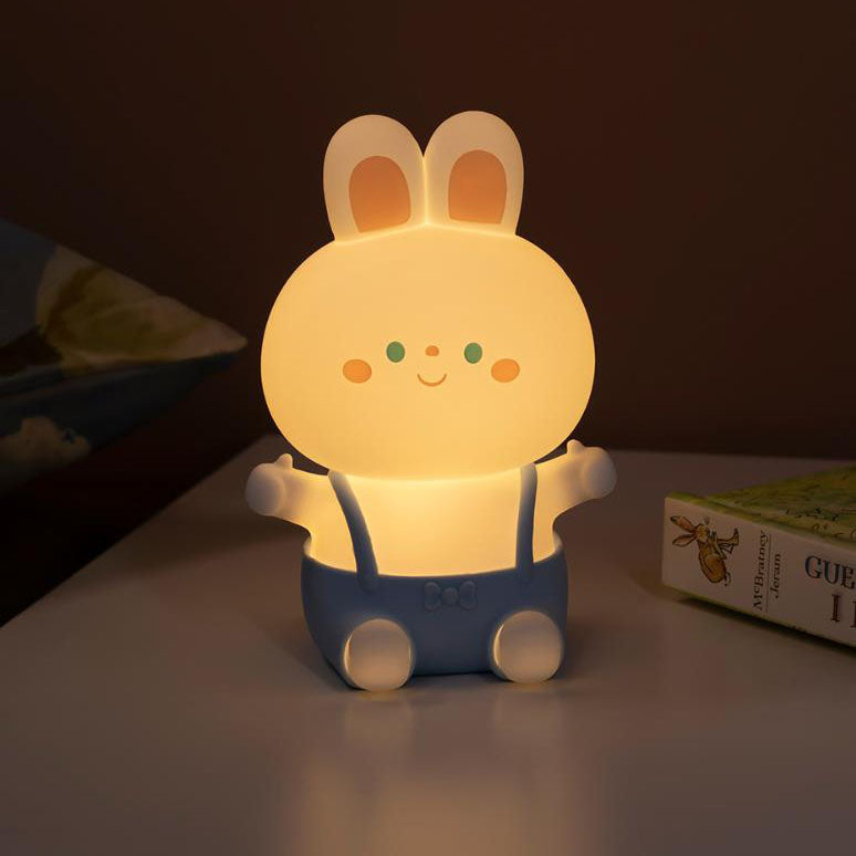 Cartoon Rabbit Silicone Rechargeable Table Lamp