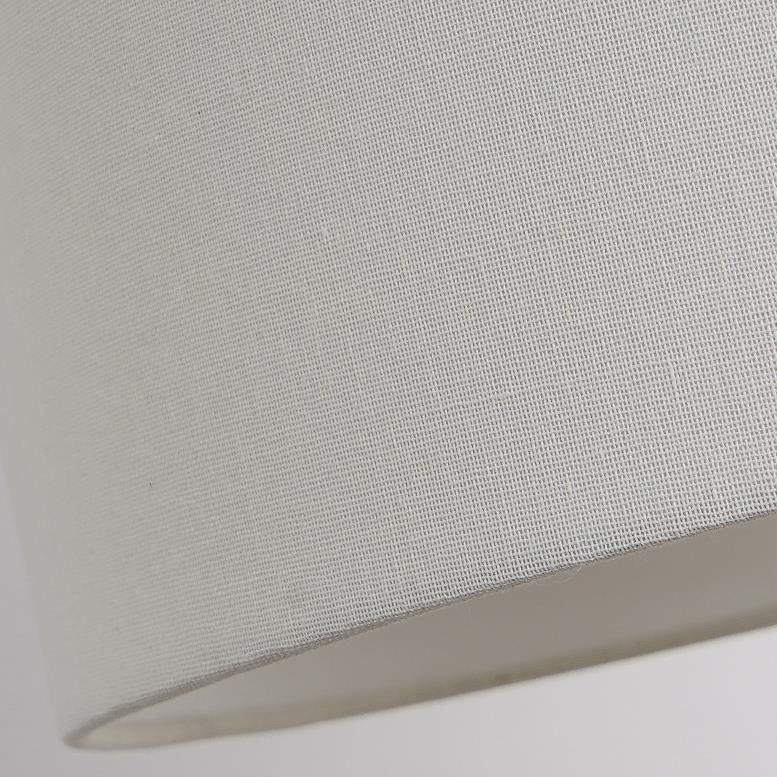 Fabric Drum Resin Column Table Lamp