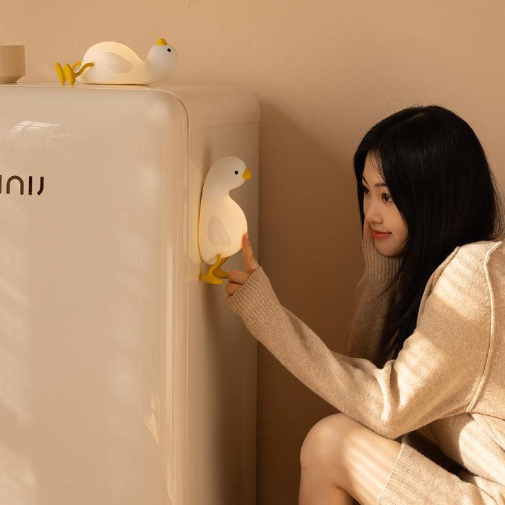 Cute Duck Silicone Night Table Lamp