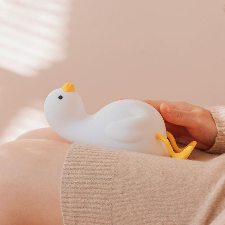 Cute Duck Silicone Night Table Lamp