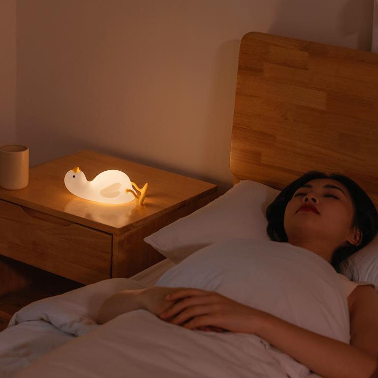 Cute Duck Silicone Night Table Lamp