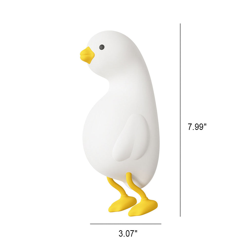 Cute Duck Silicone Night Table Lamp