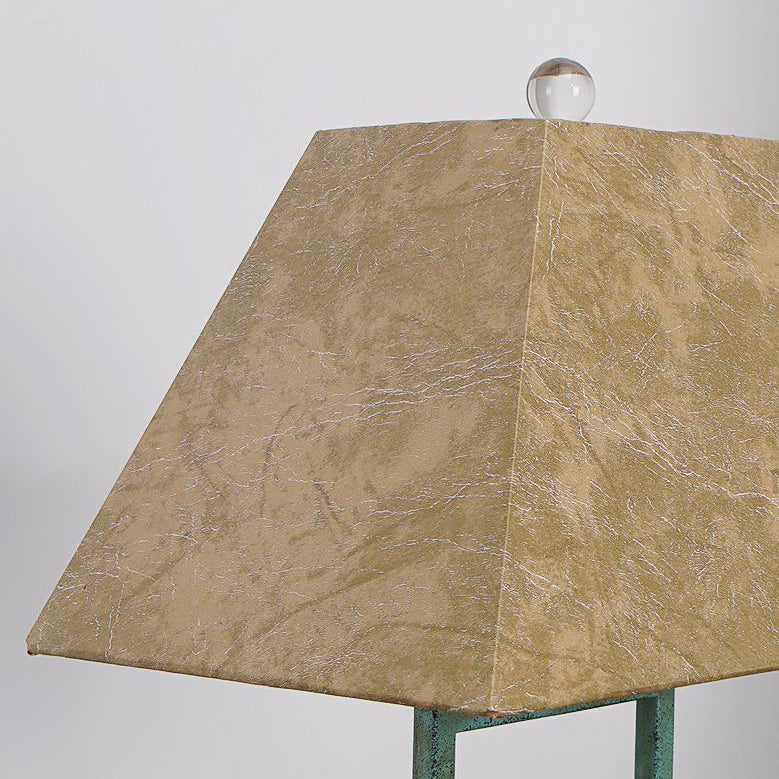 Parchment Painted Iron Table Lamp