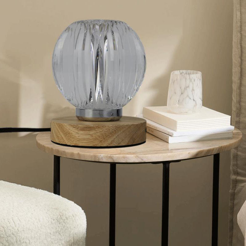 Acrylic Round Ball Wireless Table Lamp