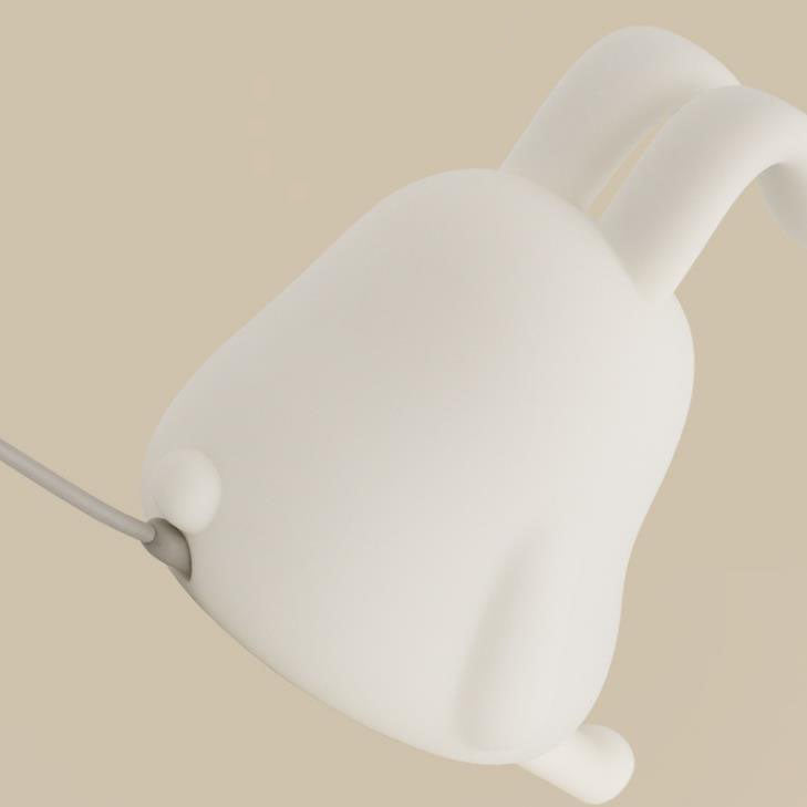 Cute Folded Ear Rabbit Table Lamp