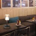 Wine Glass Chrome Night Table Lamp