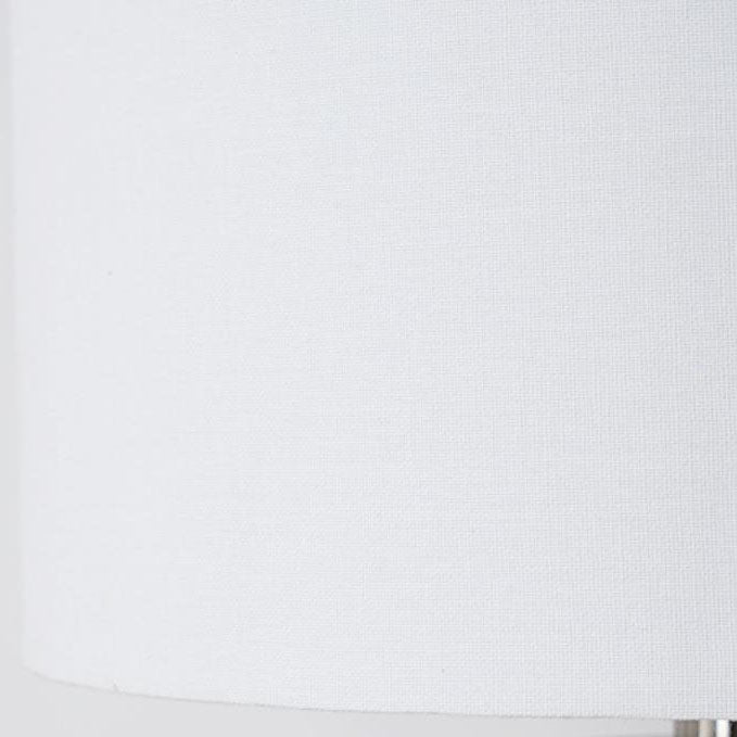Green Striped Ceramic Drum Table Lamp