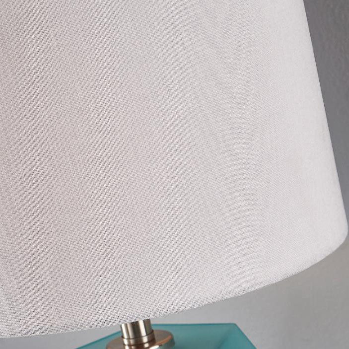 Drum Fabric Rhombus Ball Table Lamp