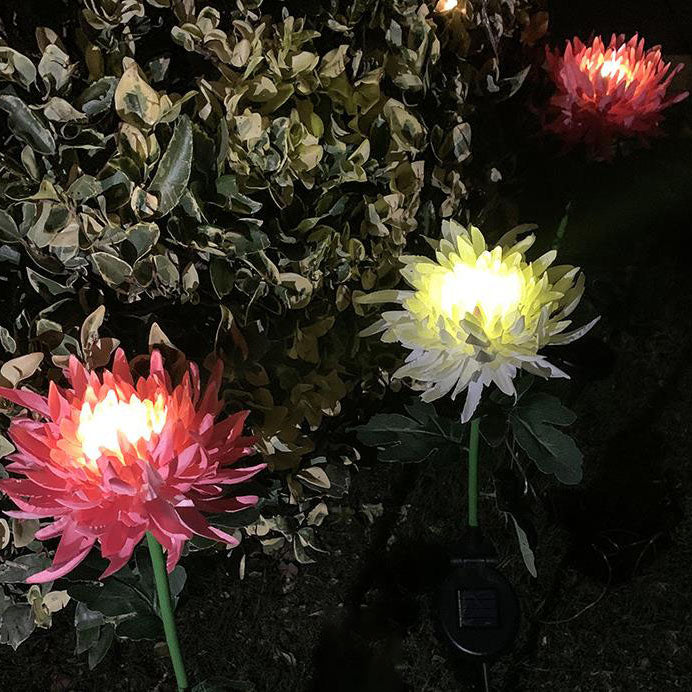 Simulation Chrysanthemum Decorative Lawn Outdoor Light