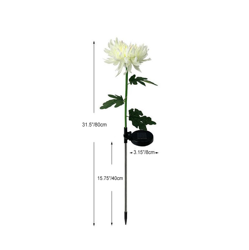 Simulation Chrysanthemum Decorative Lawn Outdoor Light