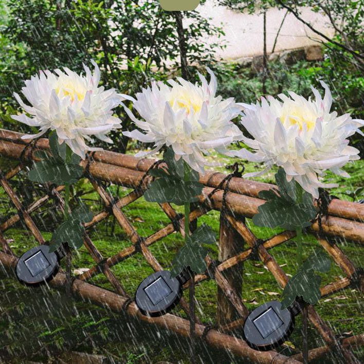 Simulation Chrysanthemum Decorative Lawn Outdoor Light