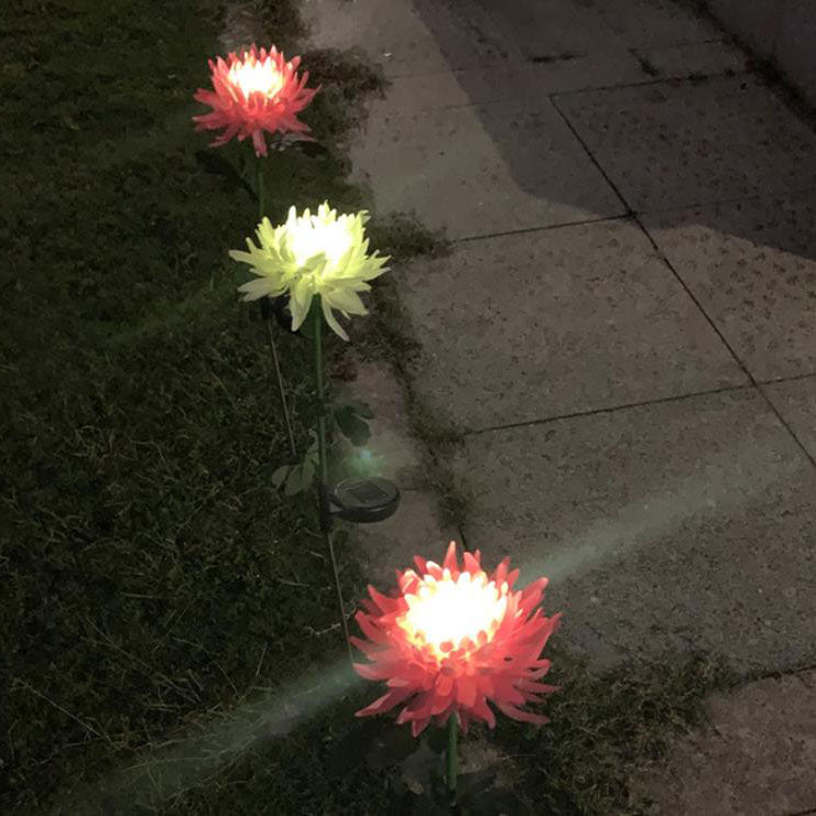Simulation Chrysanthemum Decorative Lawn Outdoor Light