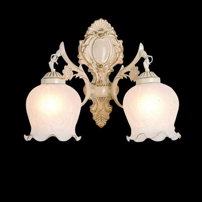Full Copper Flower 1/2 Wall Lamp