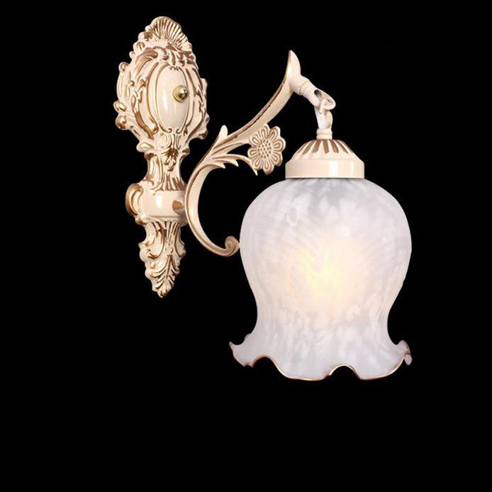 Full Copper Flower 1/2 Wall Lamp